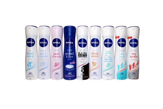 خرید انواع مدل های اسپری بدن نیوا |NIVEA